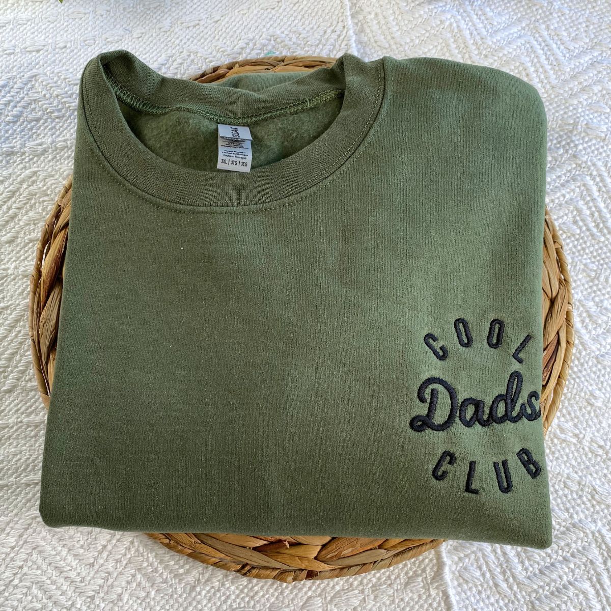 Embroidered Cool Dads Club Hoodie with Kids Names - Father Gift